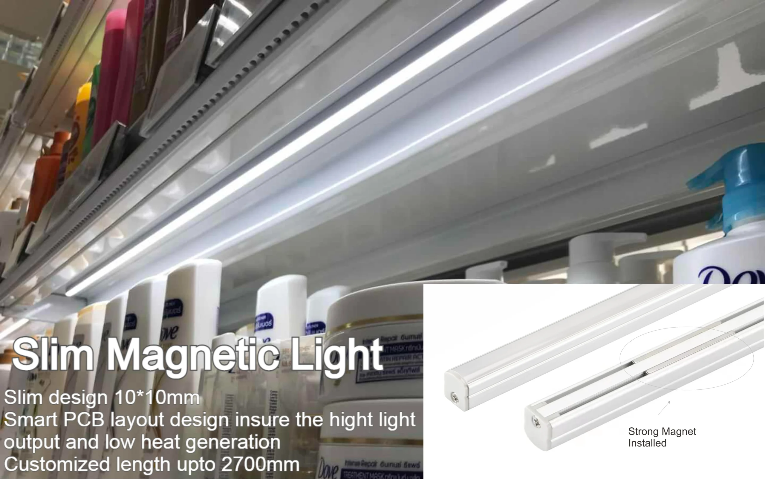 ULIGHT 1010 retail shelf installation