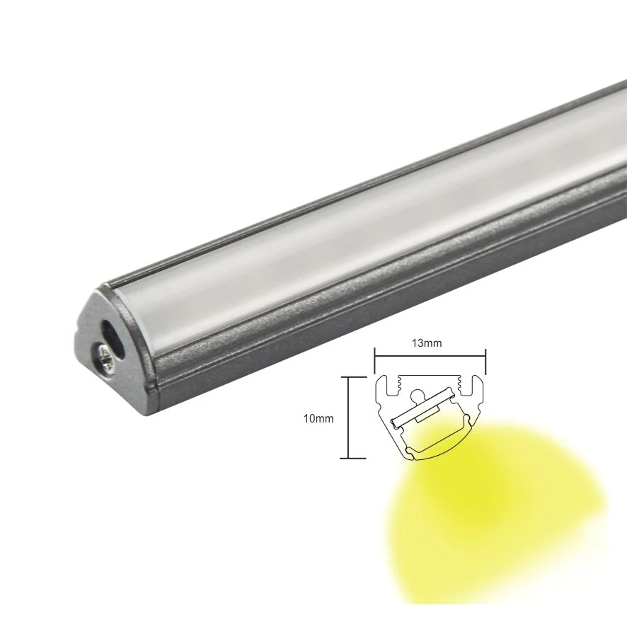 ULIGHT 1310 cross-section diagram showing 30 degree angled profile and light direction