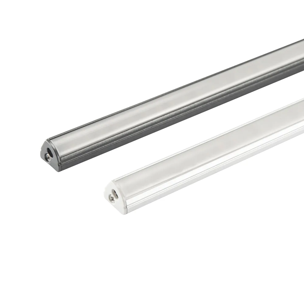 ULIGHT 1310 anti-glare magnetic LED bar in black and white — 13×10mm shelf-front lighting